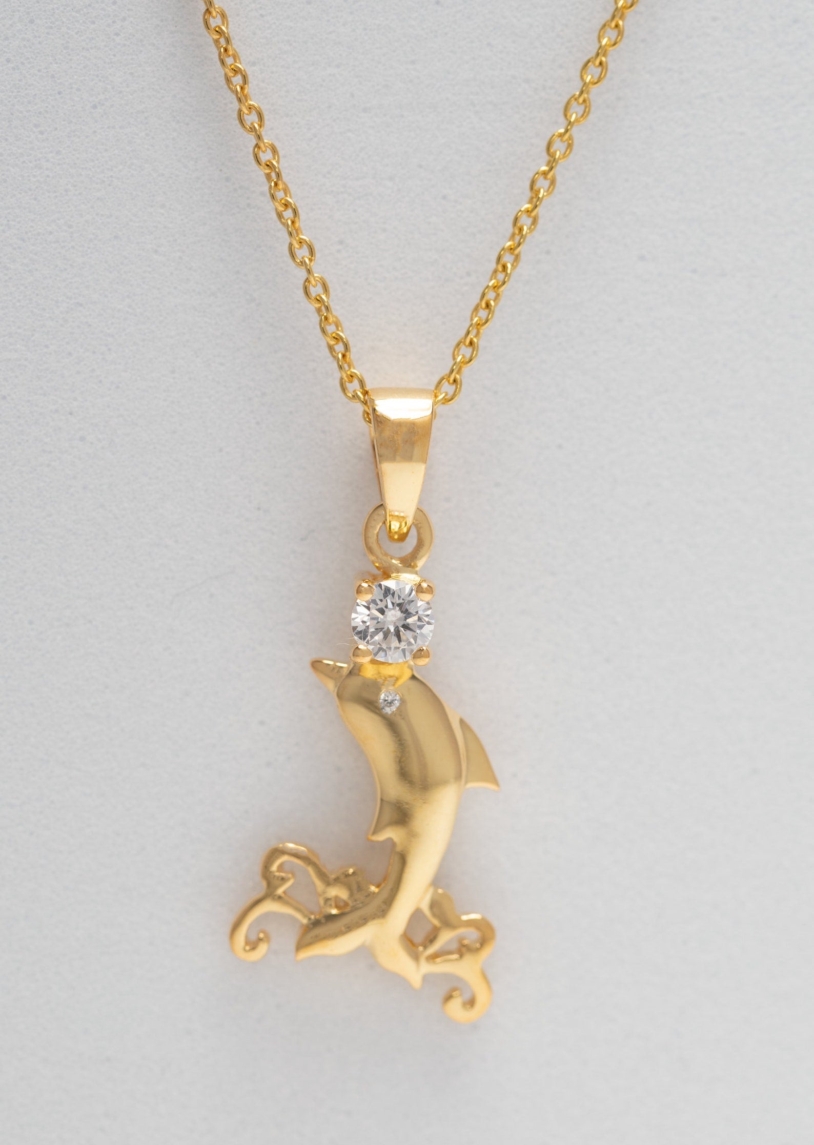 Dolphin Pendant Necklace, Dolphin Charm, Ocean Fish Necklace, Dolphin Lover Gift, Best Friend Gift, Beach Jewelry