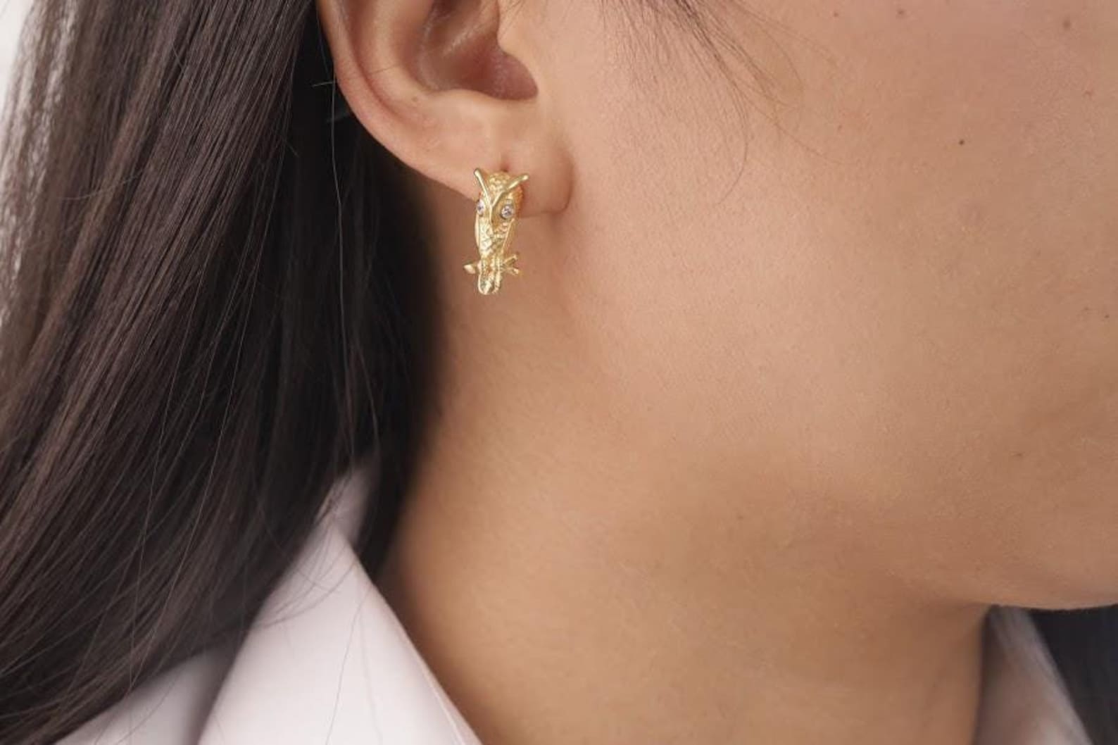 Owl Stud Earrings, Owl Stud Charm, Minimalist Owl Earrings, Animal Jewelry, Classic Earrings, Bridesmaid Gift