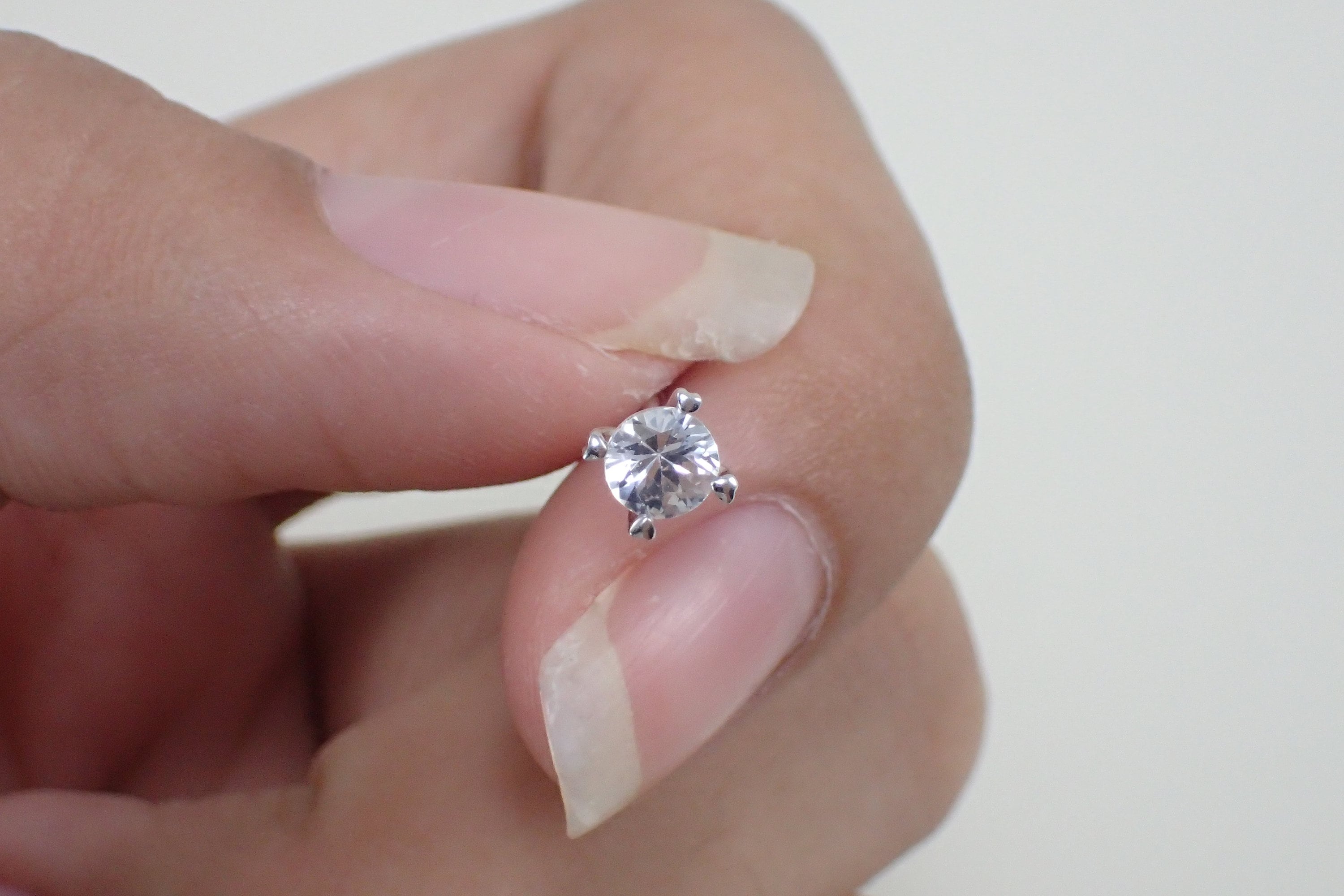 2mm Diamond Stud Earrings / Mini Studs for Women / Round Stud Earrings / Minimalist Earrings Gift for Her/ In Stock