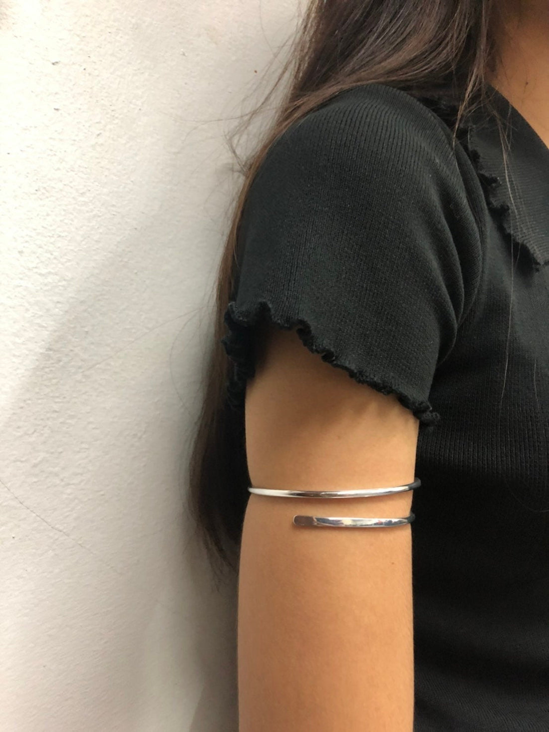 Minimalist Simple Arm Band / Upper Arm Cuff / Thin Arm Band / Upper Arm Jewelry / Arm Bracelet / Christmas Gift for Her