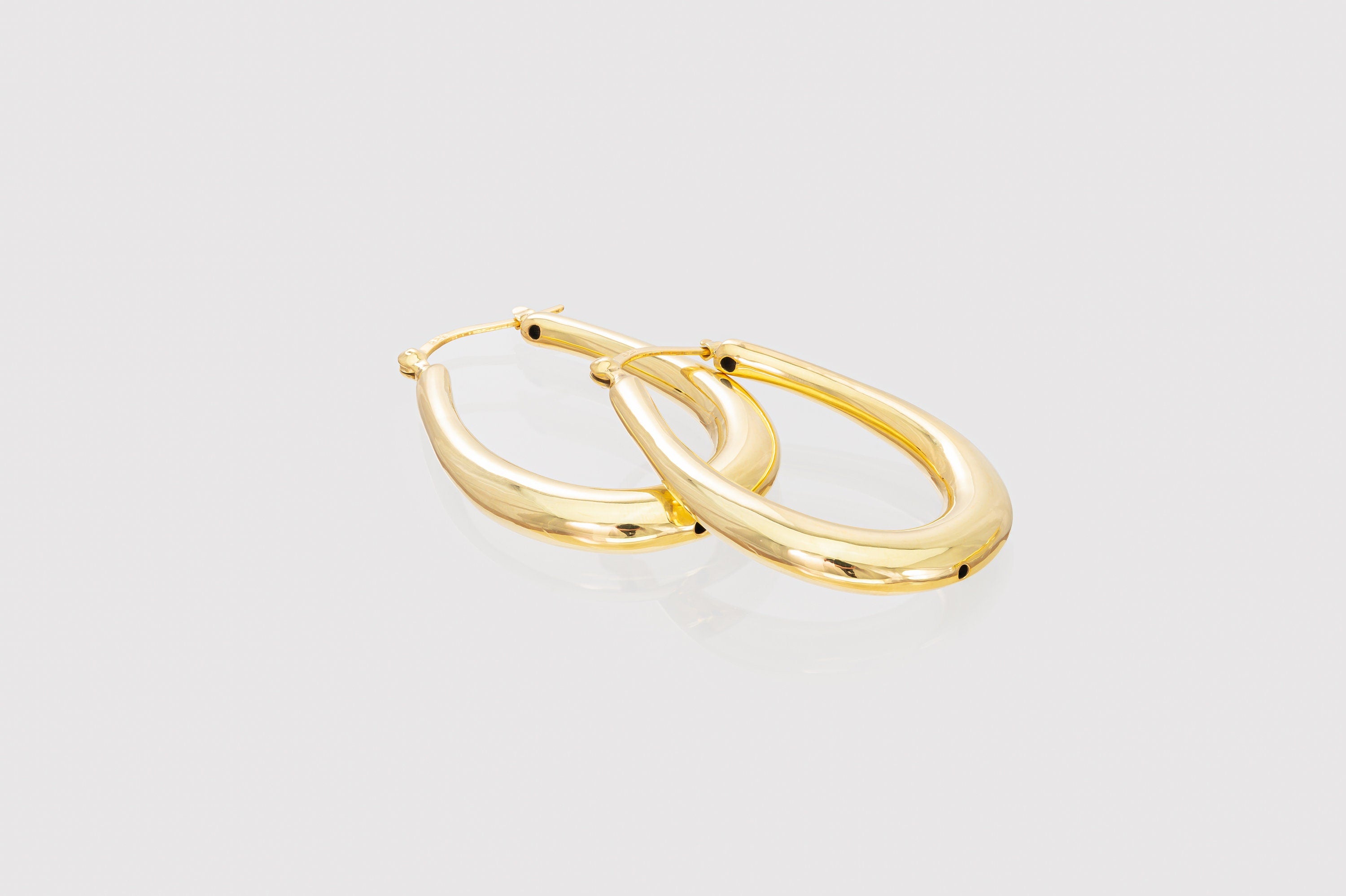 20 MM Minimalist Chunky Hoop Earrings, Minimalist Chunky Hoops, Thick Earring for Women, Plain Bold Hoops