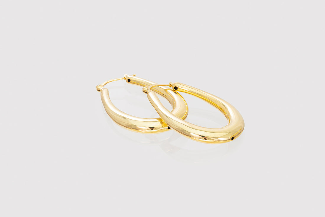 20 MM Minimalist Chunky Hoop Earrings, Minimalist Chunky Hoops, Thick Earring for Women, Plain Bold Hoops