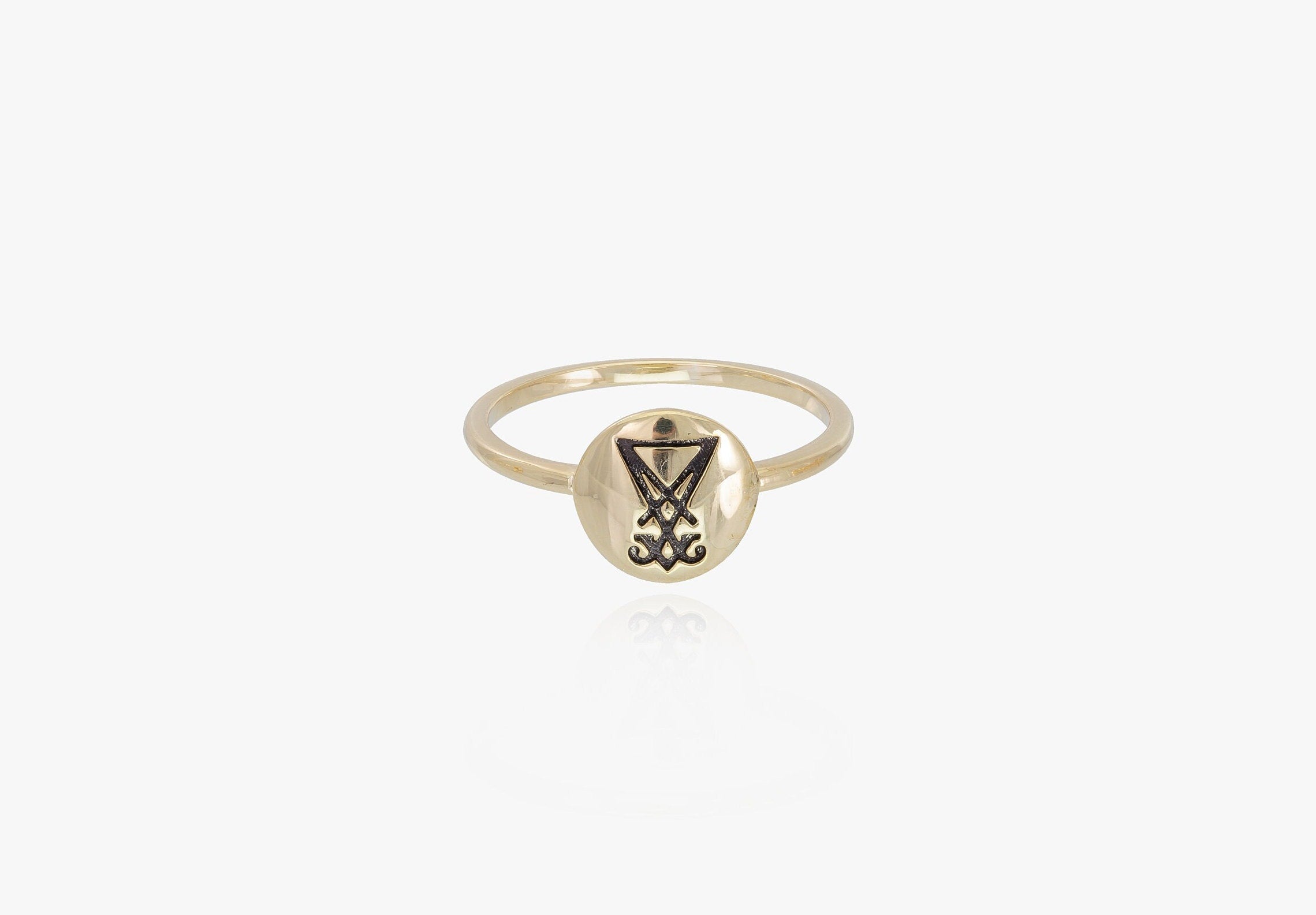 Sigil of Lucifer Ring, Satanic Ring, Protection Jewelry, Ring of Lucifer to Reclaim Your Life , Gothic Ring