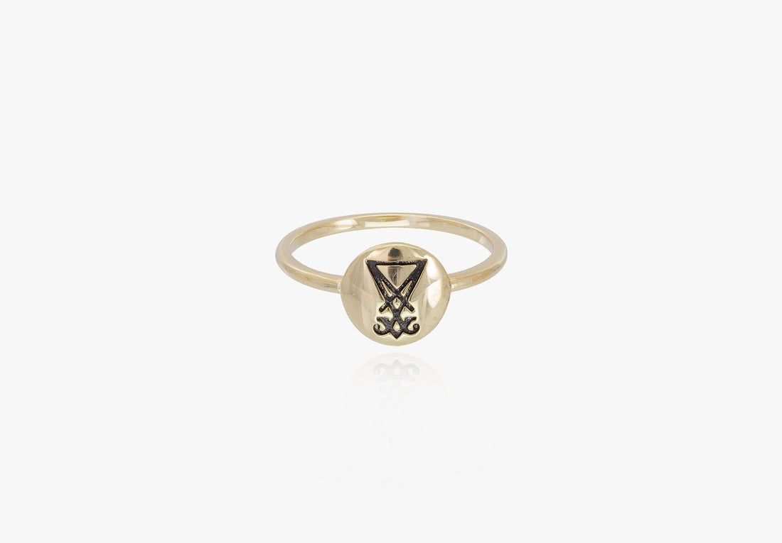 Sigil of Lucifer Ring, Satanic Ring, Protection Jewelry, Ring of Lucifer to Reclaim Your Life , Gothic Ring