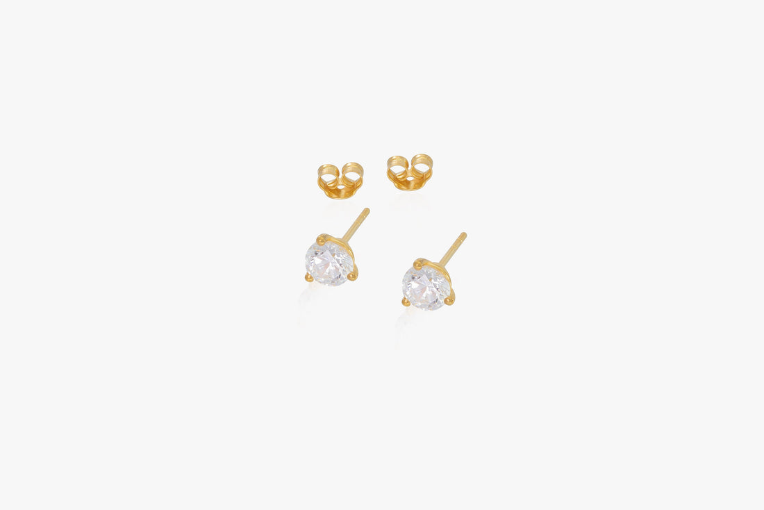 0.84ct Diamond Solitaire Stud Earrings, Minimalist Diamond Studs, Everyday Bridal Earrings, Anniversary Gift for Her