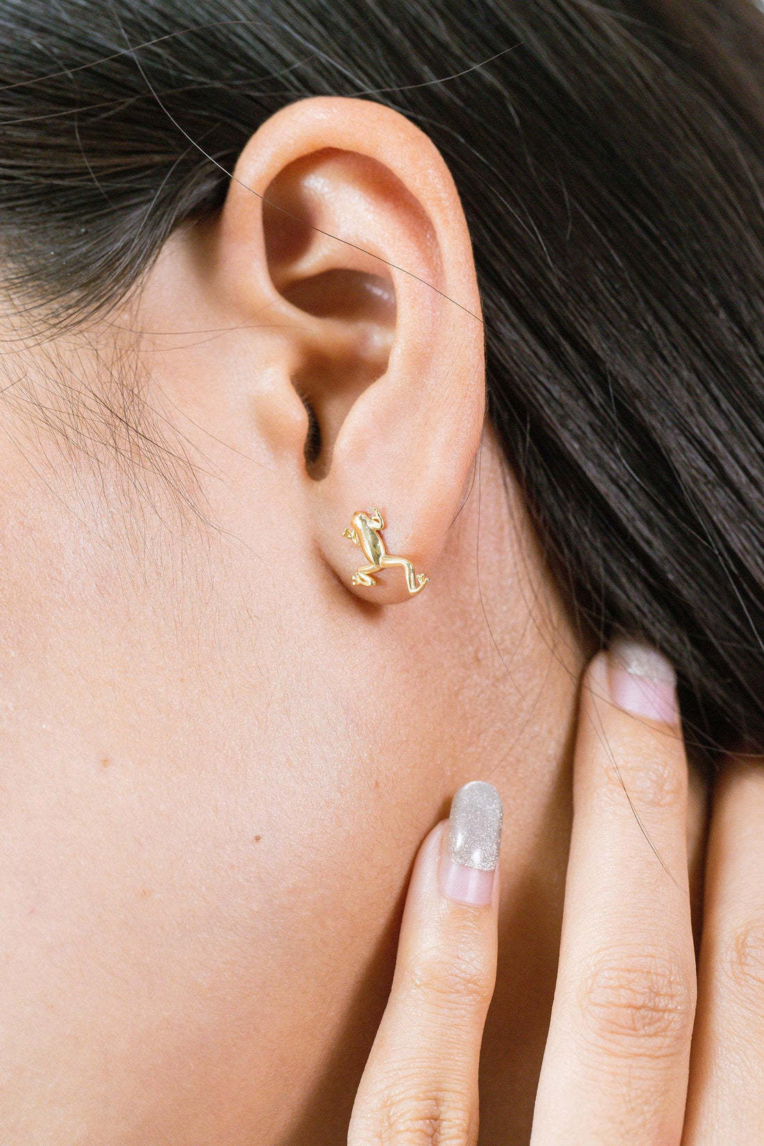 Frog Stud Earrings, Vintage Animals Earrings, Earring For Women, Jumping Frog Earrings, Gift for Her, Best Valentines Day Gifts for Her