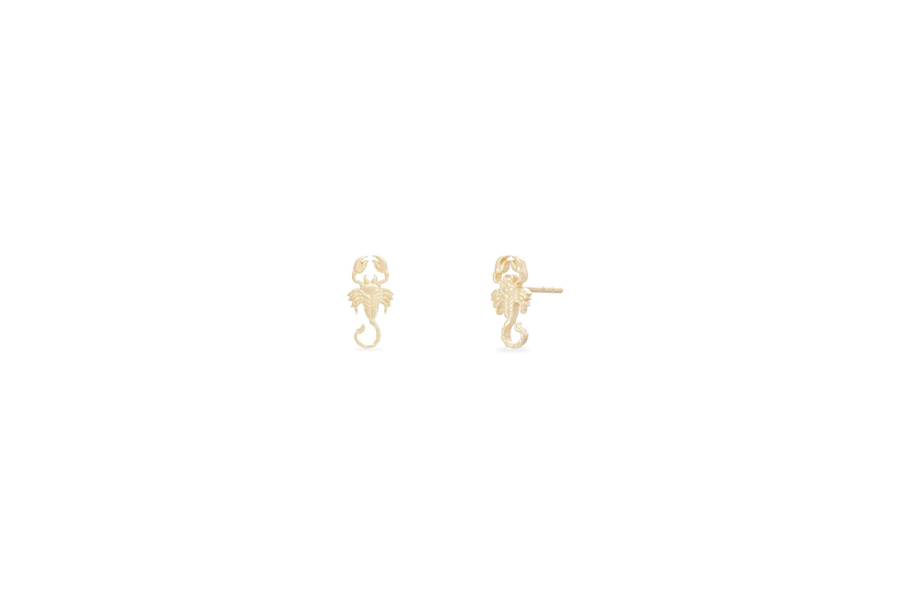 Scorpion Stud Earrings, Scorpion Studs, Animal Earring For Women, Dainty Stud Earring, Insect Jewelry, Gift for her, Valentinus's Day Gift