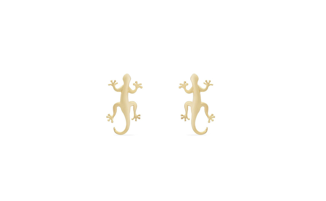 Lizard Stud Earrings, Lizard Ear Studs, Gecko Lizard Earrings, Lizard Cartilage Earrings, Gift for Animal Lover