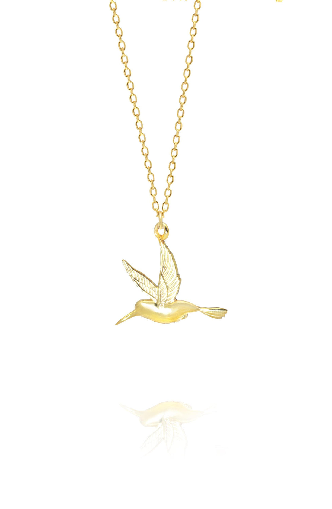 Humming Bird Pendent Necklace, Dainty Bird Necklace, Tiny Bird Necklace, Tropical Bird Jewelry, Christmas Jewelry Gift