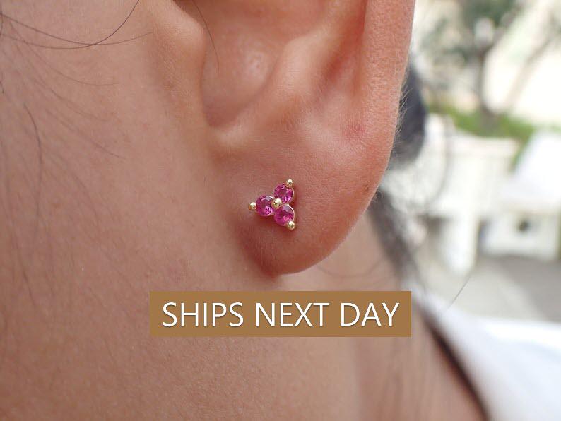 Gift for Best Friend / Lovely Earrings for Sister / Delicate Present for Girlfriend / Gift for Lover / September Birthstone Gift for Her