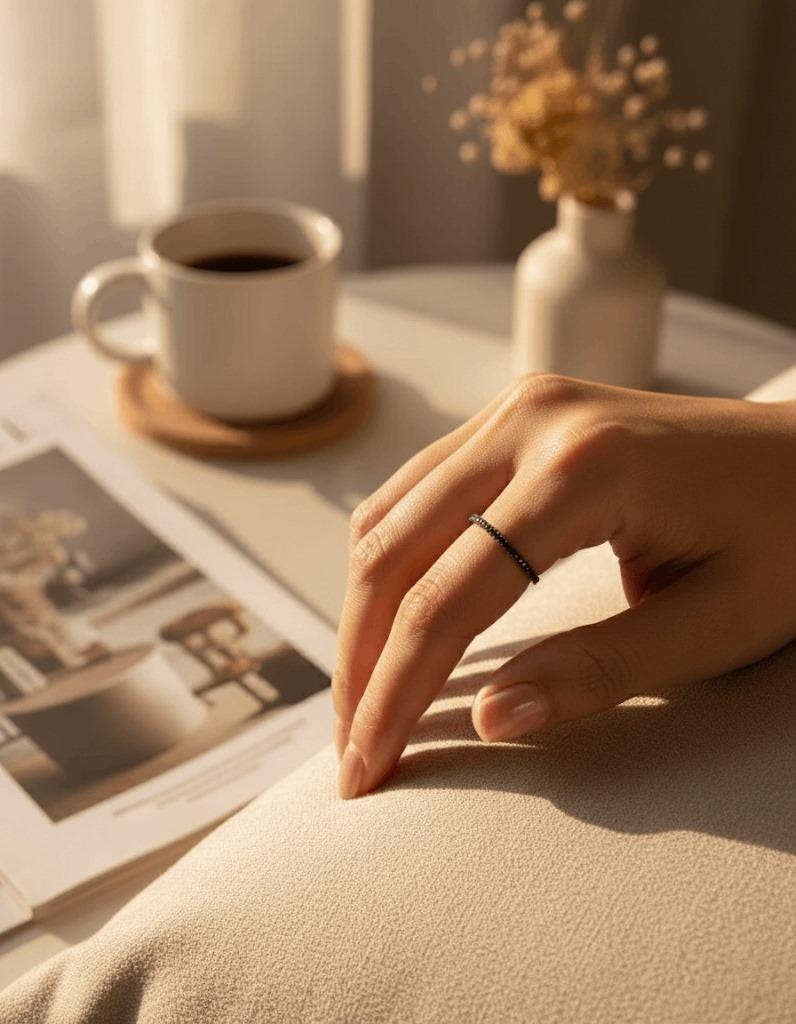 Black Coating Micro Pave Band, Black CZ Half Eternity Band, Stacking Wedding Band Gift for Her, Dainty Stackable Band