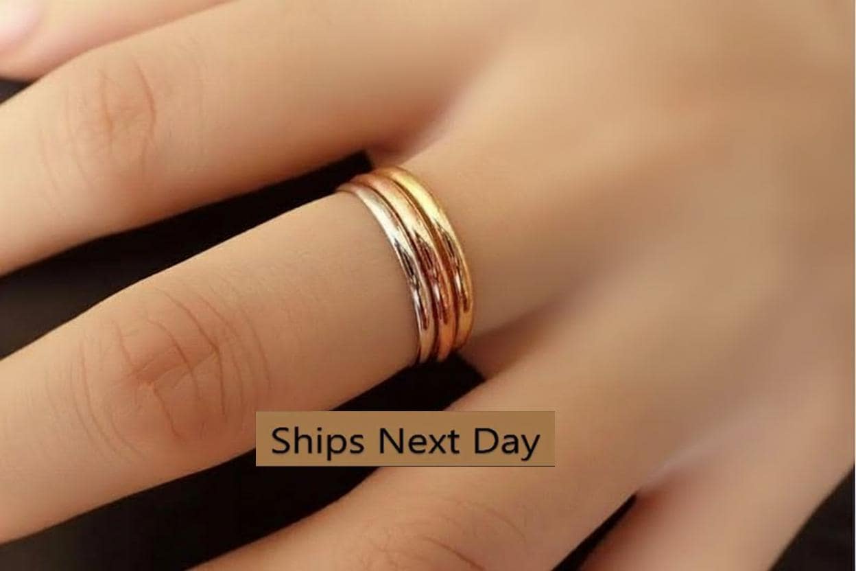 2.0mm Simple Plain Wedding Band, Smooth Plain Band, Thin Dainty Band, Domed Band, Cyber Monday Deal