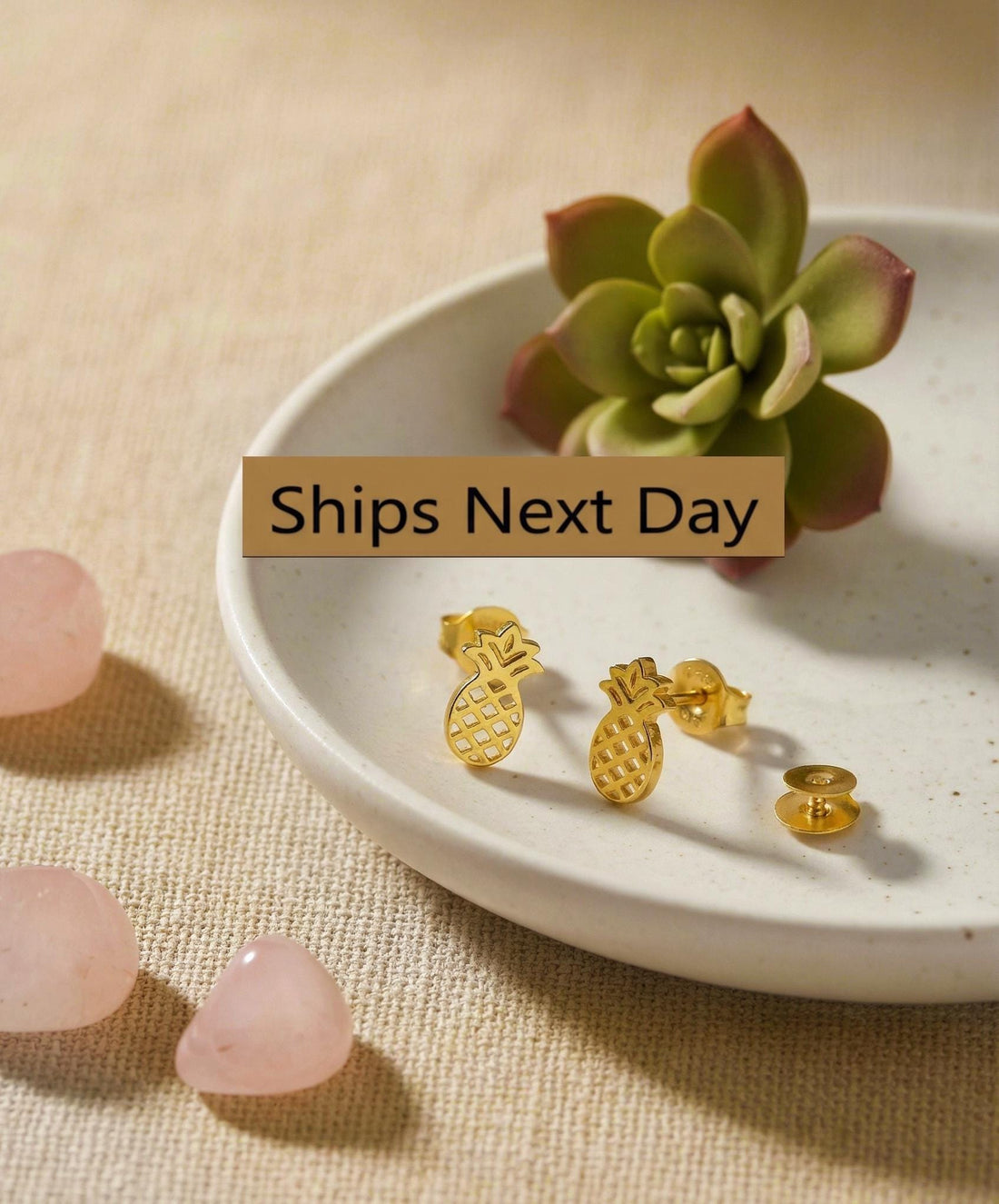Pineapple Stud Earrings, Tiny Fruits Earrings, Delicate Summer Earrings for Women,  Adorable earrings, Last Minute Gifts