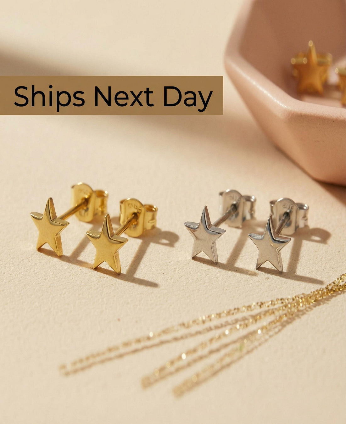 Baby Gold Star Stud Earrings, Star Earrings, Tiny Star Earrings, Minimalist Earrings for Women