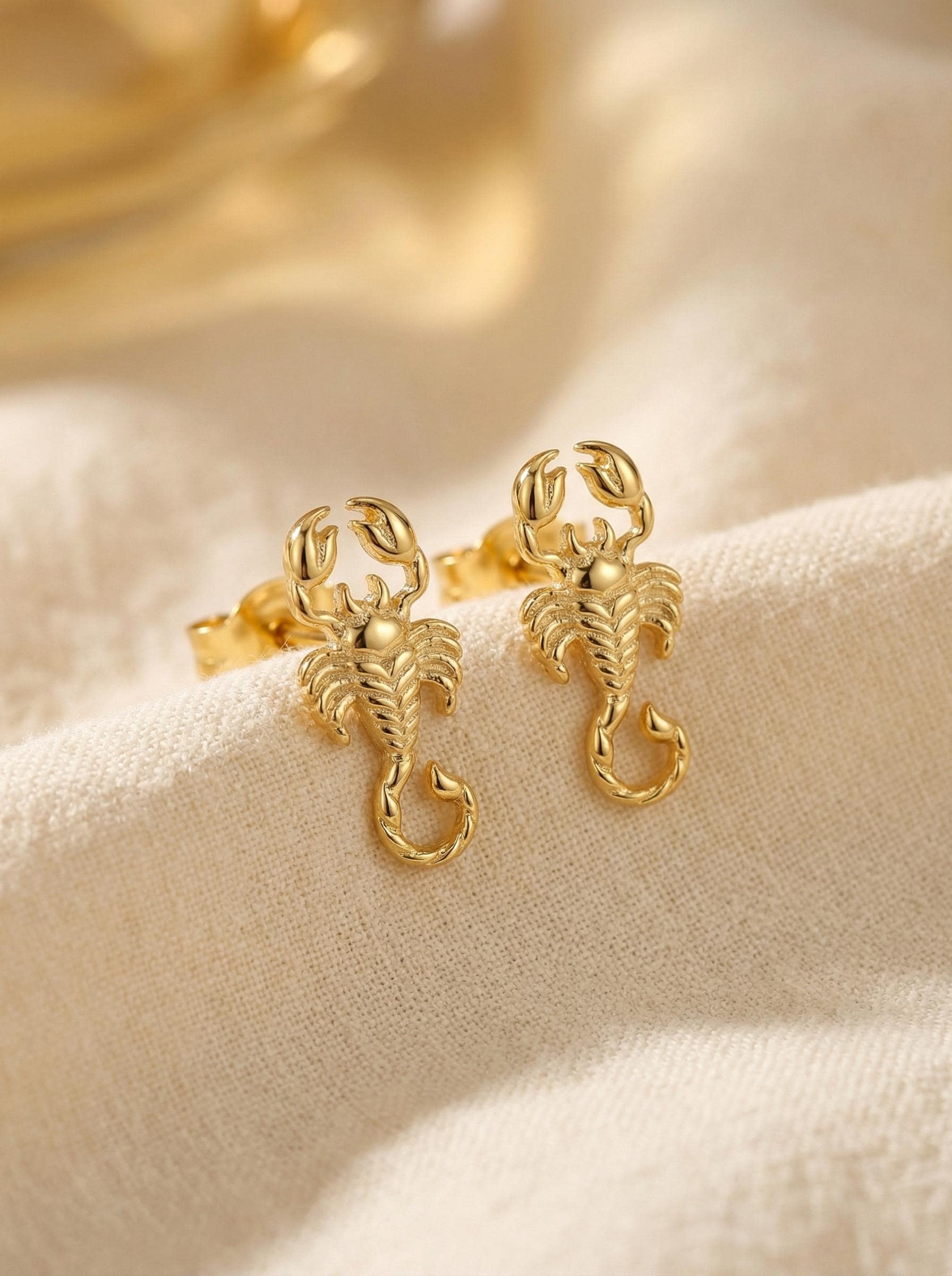 Scorpion Stud Earrings, Scorpion Studs, Animal Earring For Women, Dainty Stud Earring, Insect Jewelry, Gift for her
