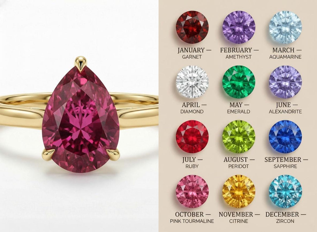 Pink Tourmaline Birthstone  Ring, Pear Cut Solitaire Engagement Ring, October Gemstone, Teardrop Promise Ring