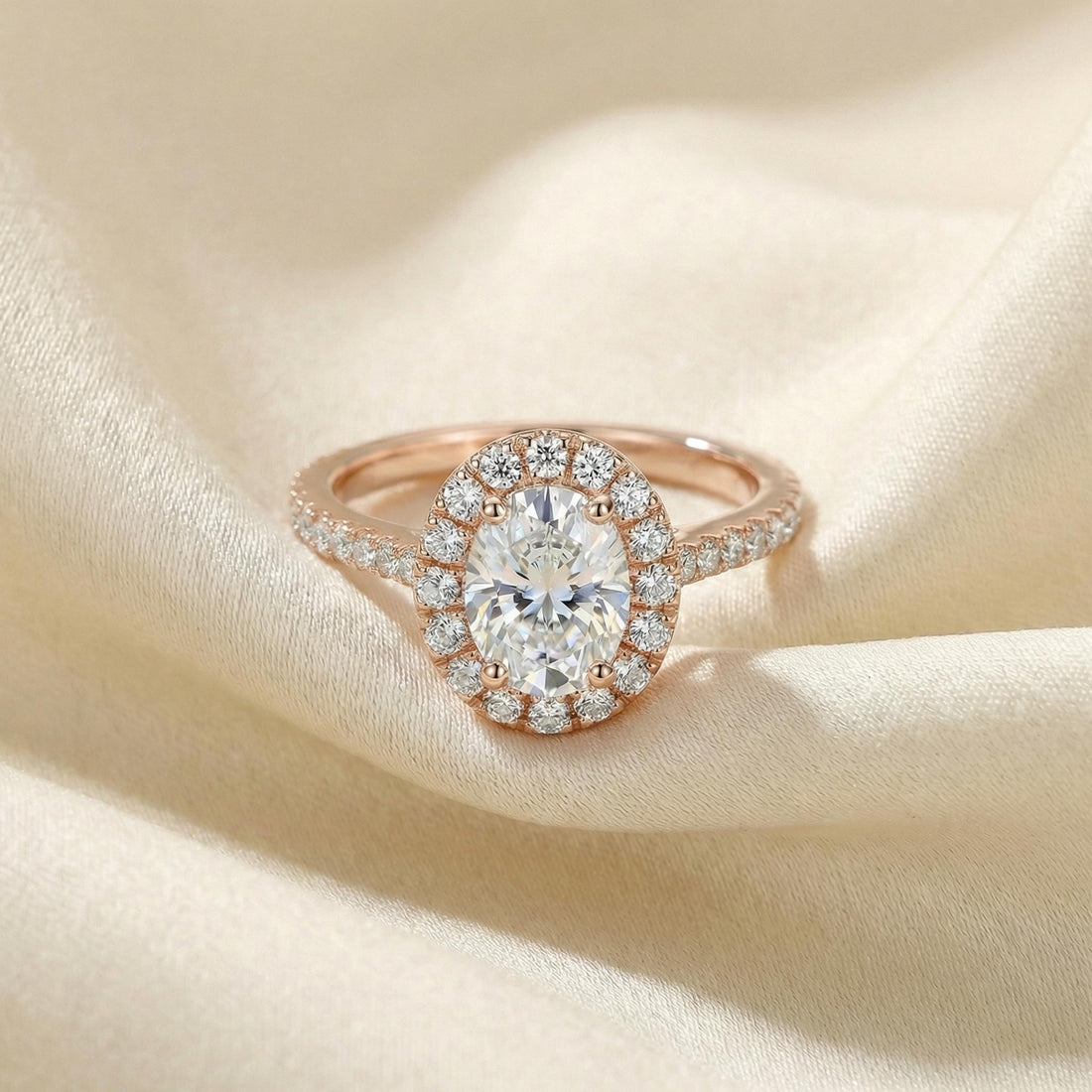 Simulated Diamond Engagement Ring Travel Ring Proposal Oval Cut Anniversary Ring