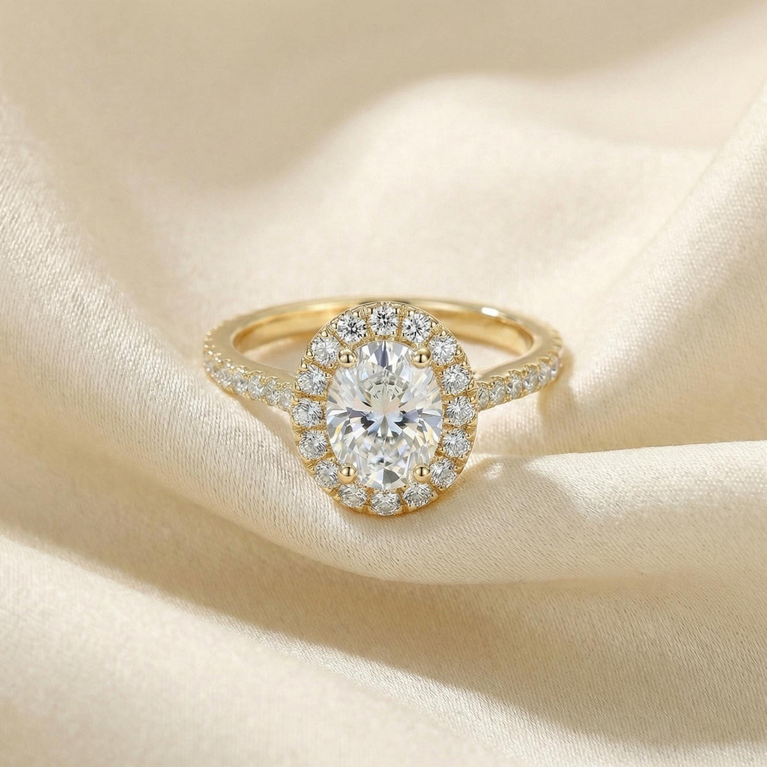 Simulated Diamond Engagement Ring Travel Ring Proposal Oval Cut Anniversary Ring