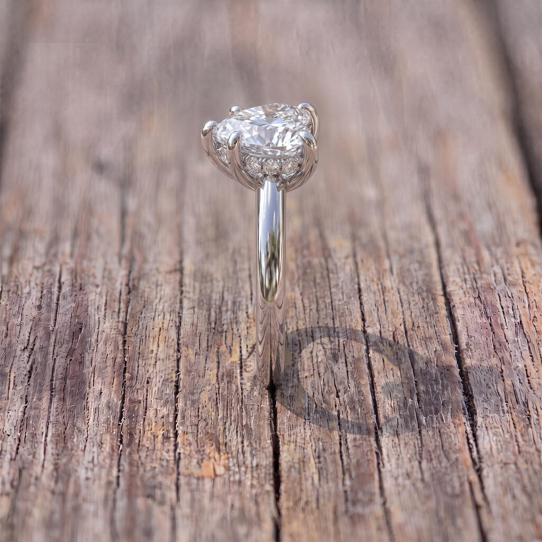 Heart Shaped Diamond Engagement Ring, Solitaire Promise Ring, Dainty Anniversary Gift for Her, Unique Wedding Proposal Jewelry