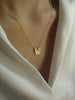 Butterfly Necklace / Simulated Diamonds Butterfly Necklace / 925 Sterling Silver Daily Wear Necklace / Gold Plated CZ Necklace