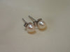 Freshwater Pearl Earrings / Pearl Stud Earrings / Gold Plated Silver Earrings / Bridal Gifts for Her / 4.7mm Pearl Earrings