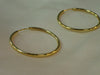 Minimalist Hoop Earring / 20 MM Gold Plated Hoop Earrings / Sterling Silver Huggie Hoops / Earrings Gift for Women