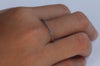 Blue Sapphire Eternity Ring Sapphire Band Wedding Band Gold Sapphire Ladies Sapphire Wedding Band Gold Sapphire Ring Stackable Half 1.3mm