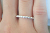 Dot Bubble Ring Simple Wedding Band Platinum Minimalist Ring White Gold Minimalist Ring No Stone Wedding Band Unique No Stone Ring