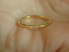 2 Stone Diamond Wedding Band / Thin Wedding Ring / 14k Gold Diamond Stackable Ring / Micro Pave Diamond Band / Promise Ring