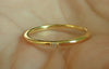 4 Stone Diamond Wedding Band / 14k Solid Gold Minimalist Wedding Ring / Micro Pave Diamond Wedding Band / Thin Dainty Diamond Ring
