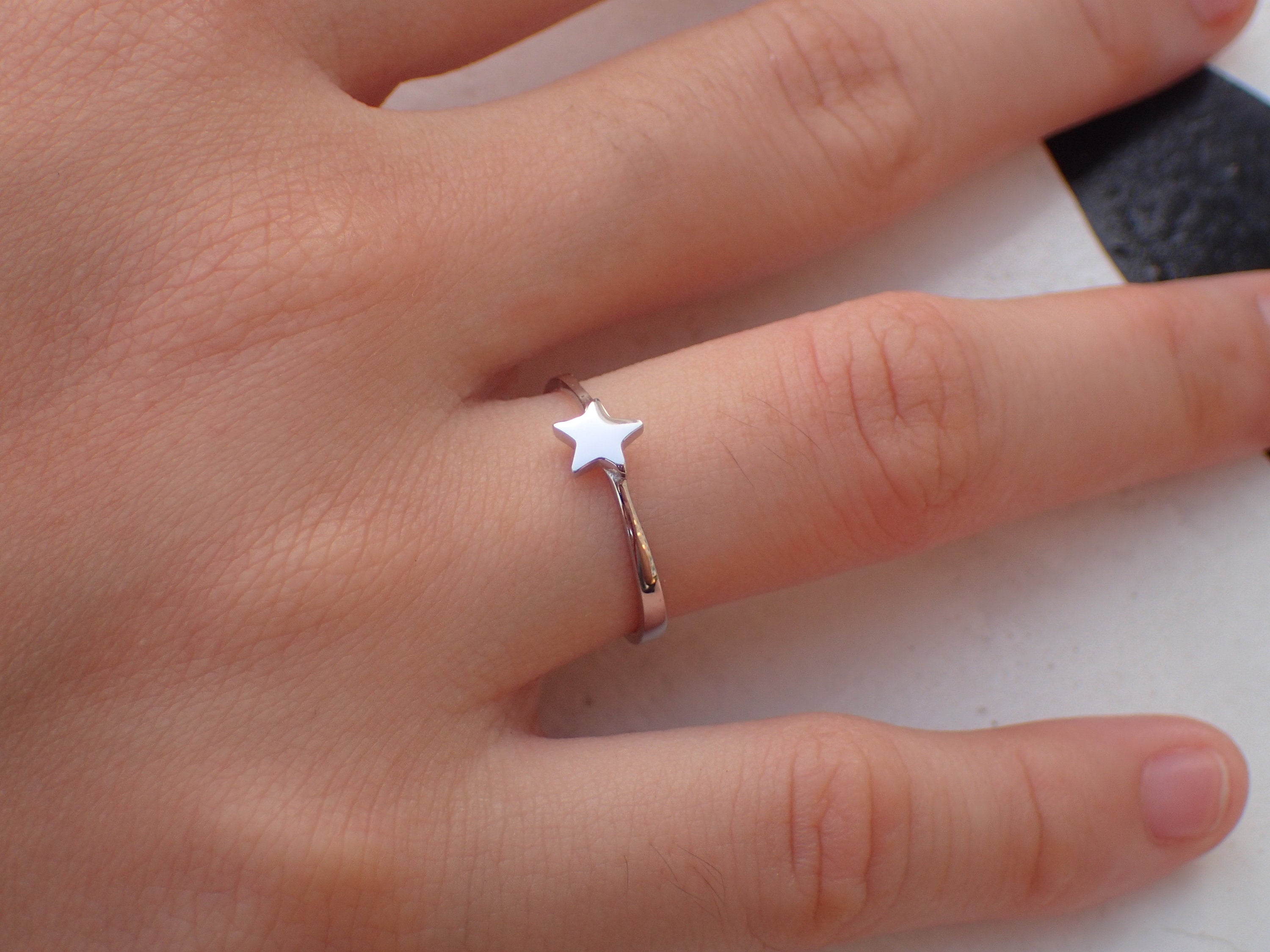 Tiny Star Ring Shooting Star Star Glazer Dreamer Gift 