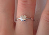 On Sale- Simple Durable 14k Gold Ring -Star Burst Ring - Good Luck Clover Ring - Open Your Heart Ring - Perfect Gift for Girls