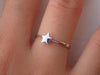 On Sale- Simple Durable 14k Gold Ring -Star Burst Ring - Good Luck Clover Ring - Open Your Heart Ring - Perfect Gift for Girls