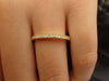 Full Eternity Channel Set Band, 14K Yellow Gold Diamond Band, Thin Dainty Band, Channel Set Ring, Ready to Ship - Fast Shipping