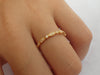 Vintage Wedding Band, Full Eternity Stackable Diamond Ring, Art Deco Band with Milgrain, Ready to Ship - Fast Shipping