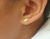 Seahorse Earrings, Stud Post Earrings, 14k Solid Gold Sea Themed Earrings, Lovely Seahorse Earrings, Earring Gift for her