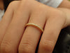 Full Eternity Channel Set Band, 14K Yellow Gold Diamond Band, Thin Dainty Band, Channel Set Ring, Ready to Ship - Fast Shipping