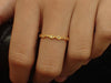 Aquamarine Wedding Band/ 3/4 Eternity Vintage Inspired/Art Deco Aquamarine Gemstone Ring/ Double Dot Band/ March Birthstone Ring
