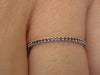 Full Eternity Sapphire Wedding Ring Sapphire Wedding Band Gold Sapphire Band Thin Sapphire Stacking Band Real Sapphire Ring 1.3mm