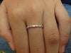 Art Deco Marquise Matching Band, 14k White Gold Full Eternity Ring, Stackable Diamond Wedding Band, Ready to Ship