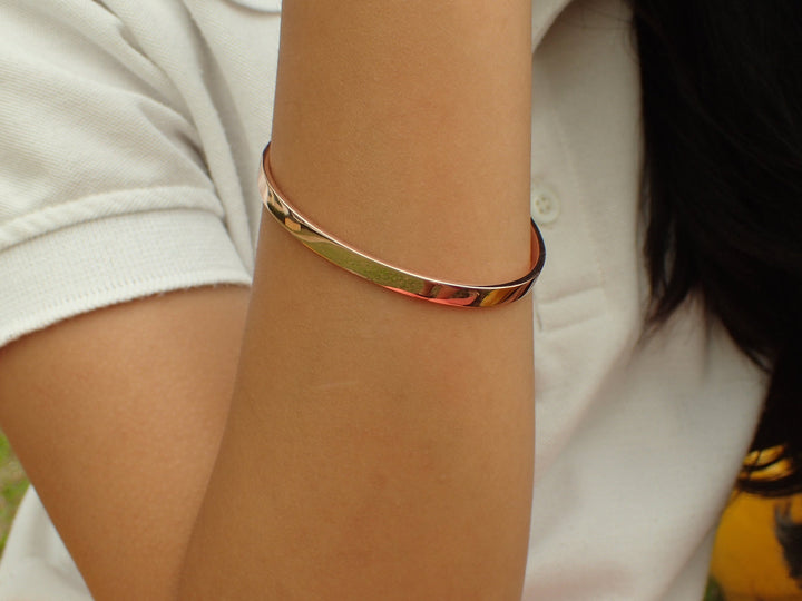 Personalized Bracelets, Thin Brass Cuff Bracelet, Brass Bracelet for Women, Minimalist Brass Bracelet, Solid Brass Bracelet