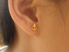 Anchor Stud Earrings, 14k Solid Gold Anchor Earrings, Tiny Stud Earrings, Nautical Earrings, Maritime Stud Earrings