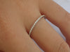 Micro Pave Full Eternity / 14k Gold Delicate Micro Pave Ring / Full Eternity Wrap Rose Gold / Full Eternity Stacking Ring /Diamond Pave Ring