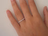 Platinum Shared Prong Eternity Wedding Band Platinum 950 Wedding Ring Shared Prong Bubble Ring High Quality Real Diamonds 1.5mm