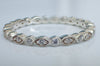 10k Vintage Inspired Art Deco Bands All Shapes White Sapphire - On Sale - Full Eternity Bands