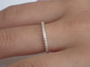 10k Vintage Inspired Art Deco Bands All Shapes White Sapphire - On Sale - Full Eternity Bands