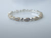14k Art Deco Inspired Bands All Shapes White Sapphire - On Sale - Half Eternity Bands